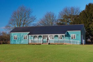 With beautiful views across the cricket pitch and orchard, The Pavilion provides 1,120 sq ft (NIA) of modern, single storey office space, ideal for up to 12 people.